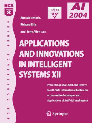 cover image of Applications and Innovations in Intelligent Systems XII